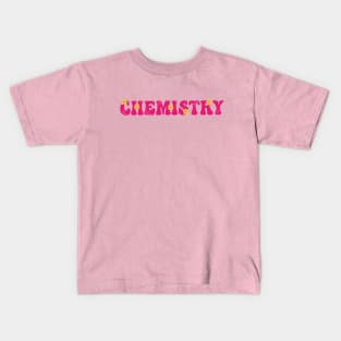 Floral Chemistry: A Beautiful Blend of Science and Nature Kids T-Shirt